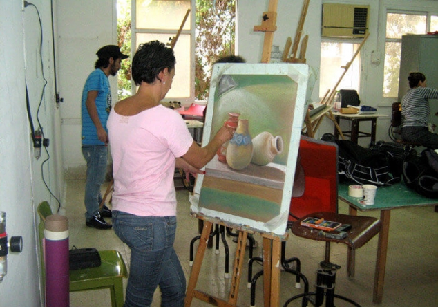 חוגי ציור רישום ושמן על בד