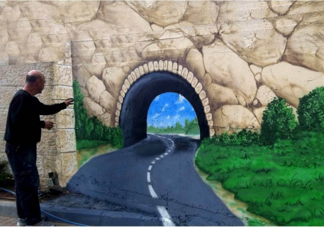 ציורי קיר תלת מימד