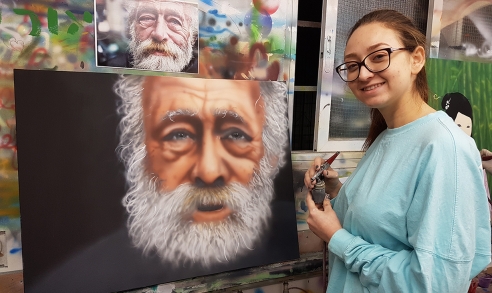 ציור של אדם ישיש