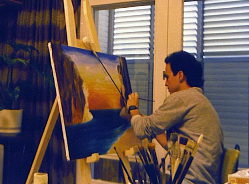 הלל לזרוב אמן ישראלי לציורי קיר