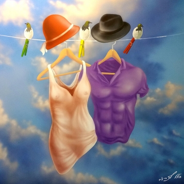 גבר ואישה ככביסה