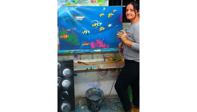 הכשרת ציירי איירבראש וקירות