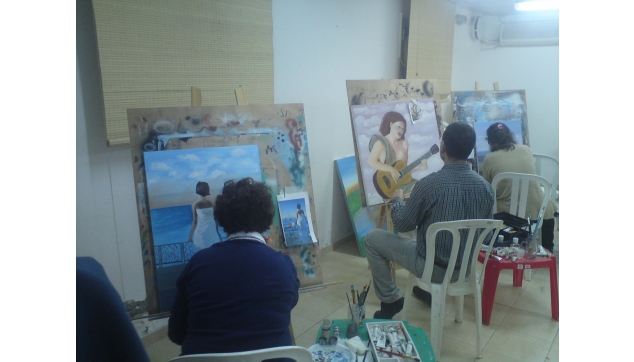 חוגי ציור רישום ושמן על בד