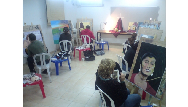 חוגי ציור רישום ושמן על בד