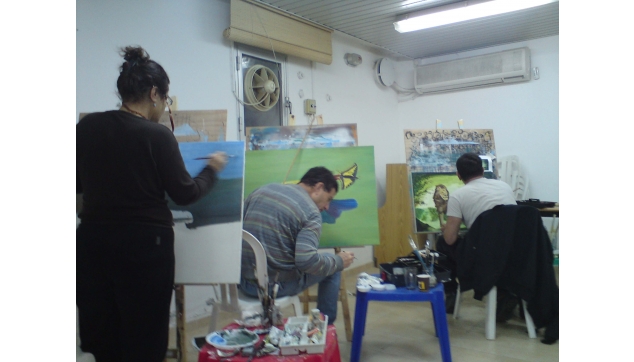 חוגי ציור רישום ושמן על בד