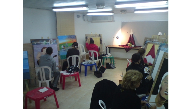 חוגי ציור רישום ושמן על בד