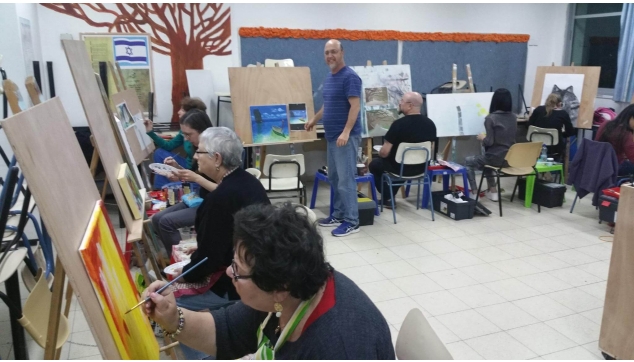 חוגי ציור רישום ושמן על בד