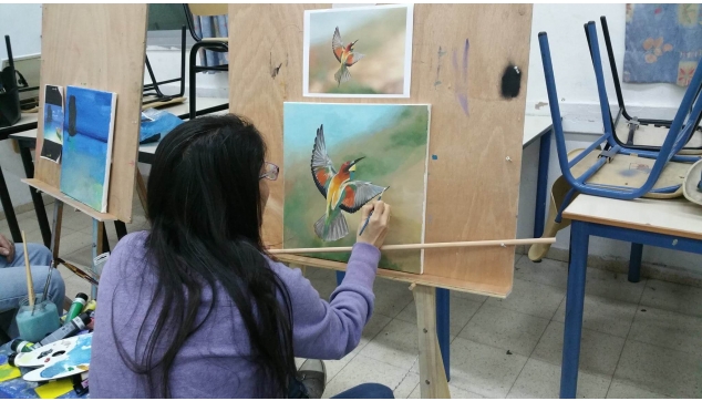 חוגי ציור רישום ושמן על בד