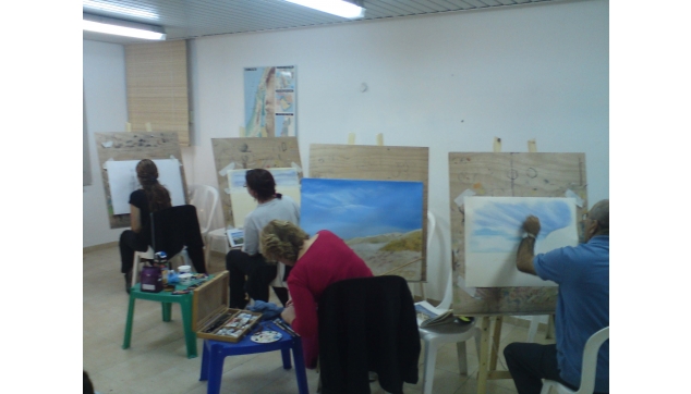 חוגי ציור רישום ושמן על בד