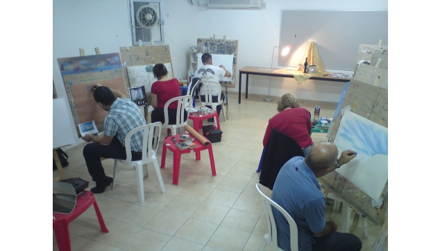 חוגי ציור רישום ושמן על בד