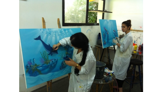 חוגי ציור רישום ושמן על בד 