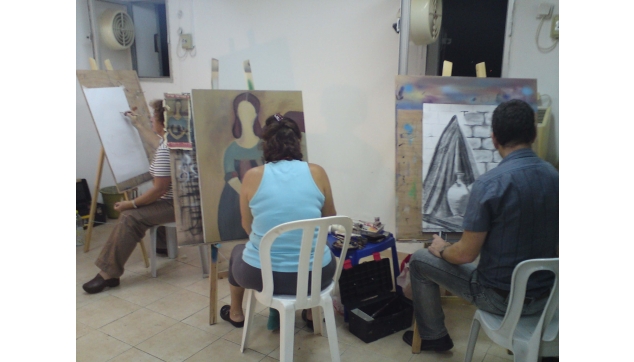 חוגי ציור רישום ושמן על בד