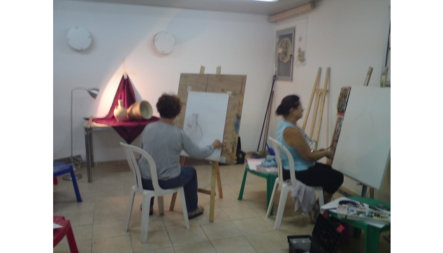 חוגי ציור רישום ושמן על בד