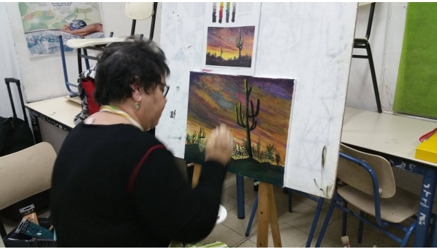 חוגי ציור רישום ושמן על בד