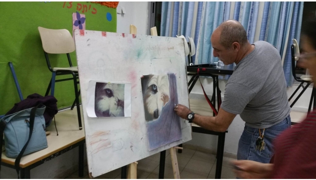 חוגי ציור רישום ושמן על בד