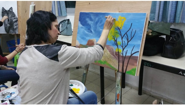 חוגי ציור רישום ושמן על בד