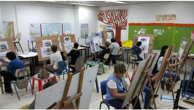 חוגי ציור רישום ושמן על בד