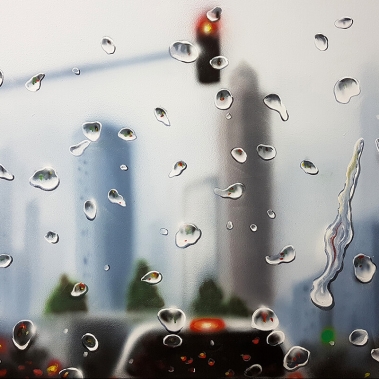 טיפות של שמשות רכב