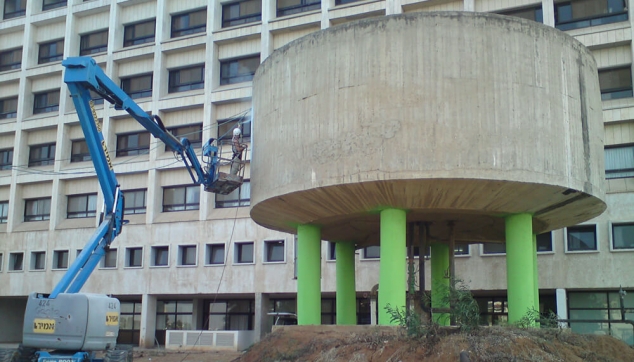 מגדל מים ביה''ח מאיר כפ''ס לפני