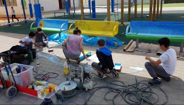 מתכוננים לצביעה