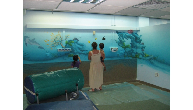 ציור קיר בבית חולים