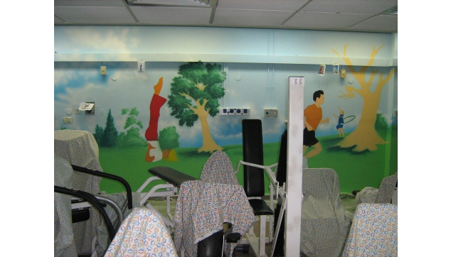 ציור קיר בבית חולים