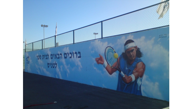 ציורי קיר באולמות ספורט
