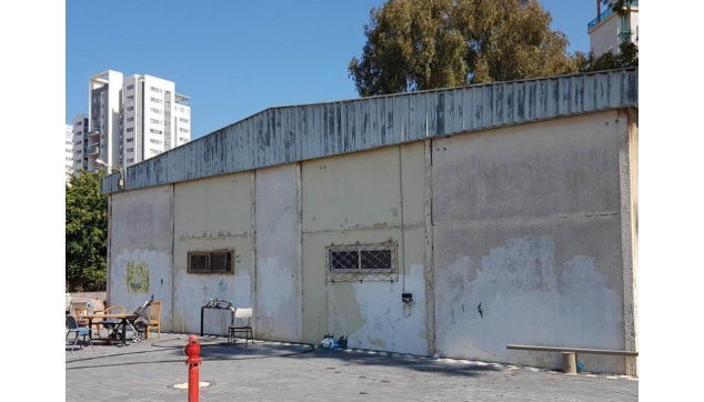 ציורי קיר באולמות ספורט-לפני