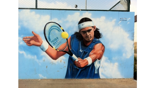 ציורי קיר באולמות ספורט