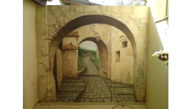 ציורי קיר בבתי מלון