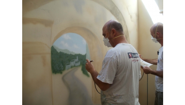 ציורי קיר בבתי מלון