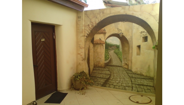 ציורי קיר בבתי מלון