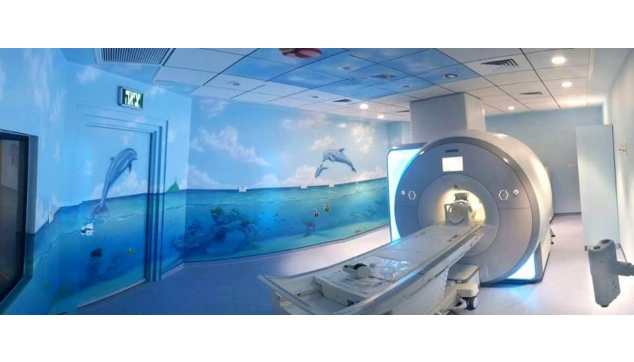 ציורי קיר במרפאות ובבתי חולים