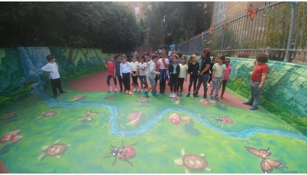 ציורי קיר במשחקי רצפה