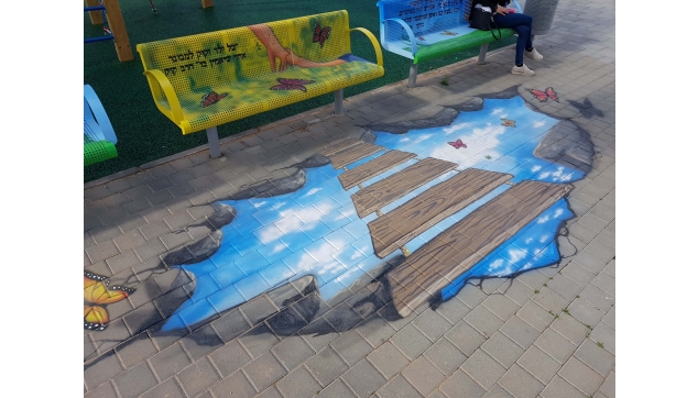 ציורי קיר במשחקי רצפה