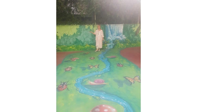 ציורי קיר במשחקי רצפה