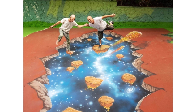 ציורי קיר במשחקי רצפה