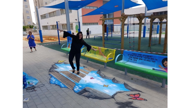 ציורי קיר במשחקי רצפה