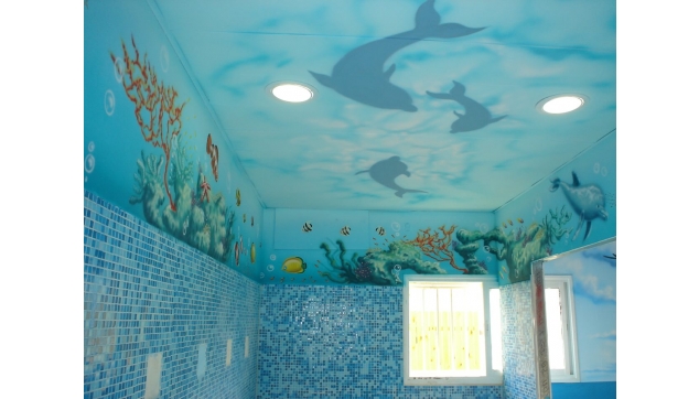 ציורי קיר גני ילדים משחקיות