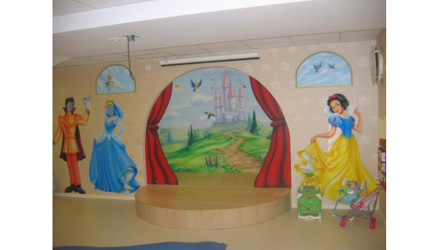 ציורי קיר גני ילדים משחקיות