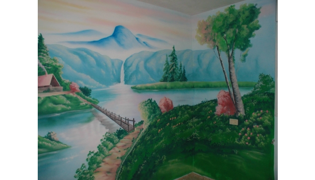 ציורי קיר גני ילדים משחקיות