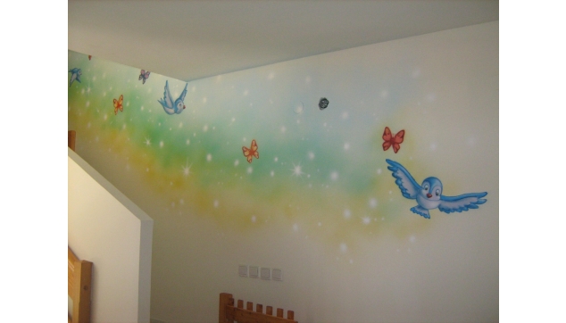 ציורי קיר גני ילדים משחקיות