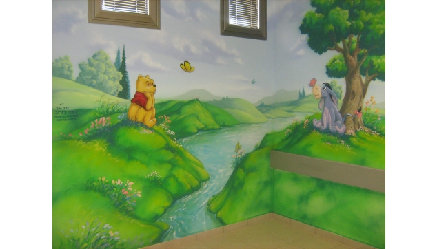 ציורי קיר גני ילדים משחקיות