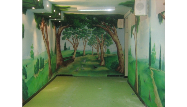 ציורי קיר גני ילדים משחקיות