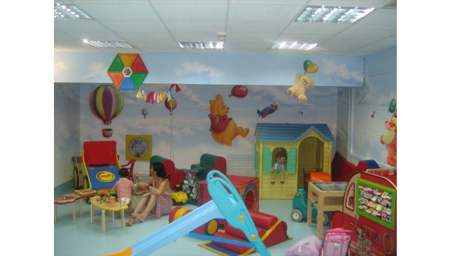 ציורי קיר גני ילדים משחקיות