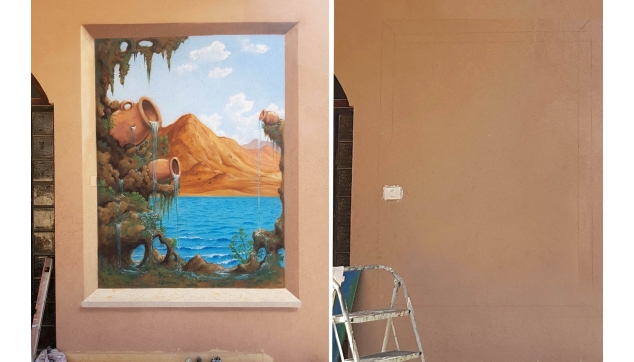 ציורי קיר וצביעה דקורטיבית