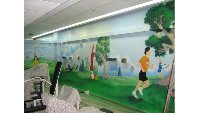 ציורי קיר חדר המתנה מרפאות