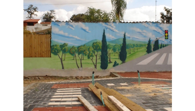 ציורי קיר לגני ילדים ומשחקיות