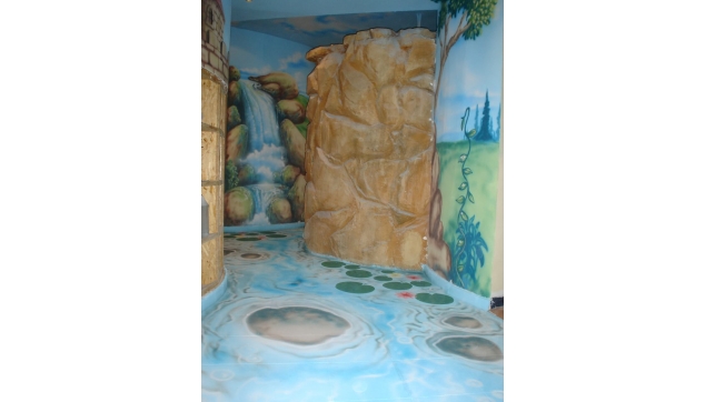 ציורי קיר לגני ילדים ומשחקיות