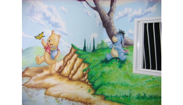 ציורי קיר לחדרי ילדים